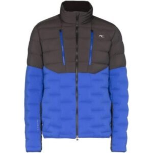 Chompa Acolchada Azul con Cierre