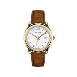 Reloj clásico “Gold/Brown Leather Yosemite 40”